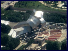 Views from Sears Tower 26 - Pritzker Pavilion, Millennium Park